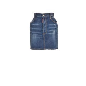 Dsquared² Blue Denim Women's Skirt